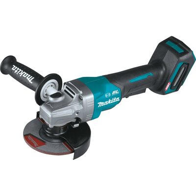 Makita 40V max XGT&reg; Brushless Cordless 4-1/2&rdquo; / 5" Paddle Switch Angle Grinder, with Electric Brake, Tool Only