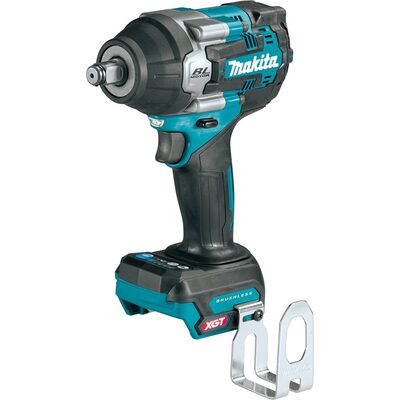 Makita 40V max XGT&reg; Brushless Cordless 4&hyphen;Speed Mid&hyphen;Torque 1/2" Sq. Drive Impact Wrench w/ Friction Ring Anvil, Tool Only