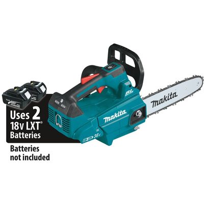 Makita 36V (18V X2) LXT&reg; Brushless 14" Top Handle Chain Saw, Tool Only