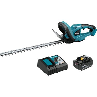Makita 18V Cordless 22" Hedge Trimmer Kit Includes (1) 18V LXT 4.0 Ah Battery and Rapid Charger