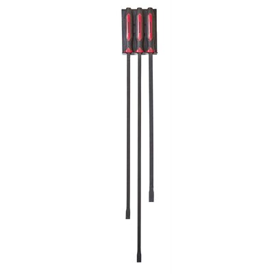 Mayhew 3PC Long & Heavy Curved Pry Bar Set [48/58/44]