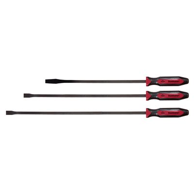 Mayhew 3 PC Dominator&reg; Pro Straight & Curved Pry Bar Set