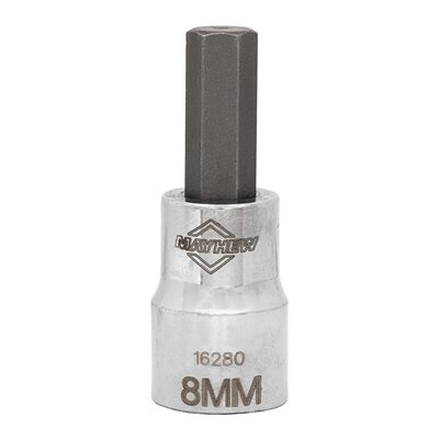 Mayhew Mayhew 8 MM Metric Hex Short Insert Socket Bit, 3/8-Inch Drive