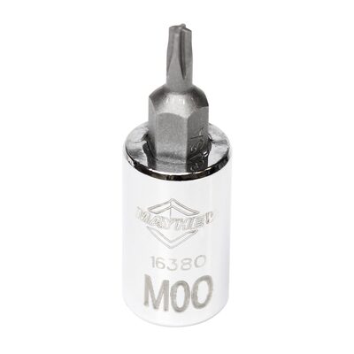 Mayhew Mayhew No. 00 Mortorq&reg; Short Insert Socket Bit, 1/4-Inch Drive