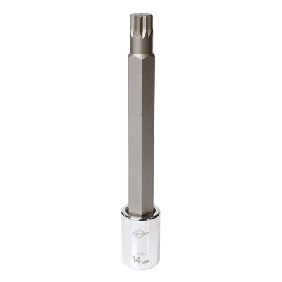 Mayhew Mayhew 14 MM Triple Square Long Insert Socket Bit, 1/2-Inch Drive
