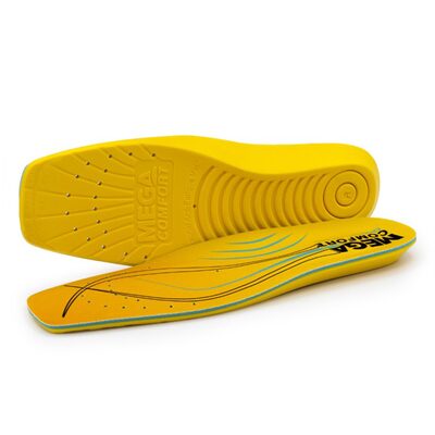 MEGA Comfort Insole - ERGO Anti-Fatigue Square Toe  - Unisex - Size: Large (Men's 10-11, Women's 12-13)