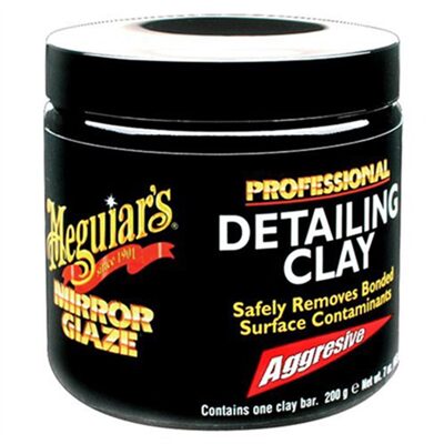 Meguiar's Automotive C2100 Mirror Glaze Professional Detailing Clay, Aggressive, 7 oz, 12 per case