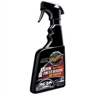 Meguiar's Automotive Quik Interior Detailer Cleaner G13616, 16 oz, 6 Bottles/Case