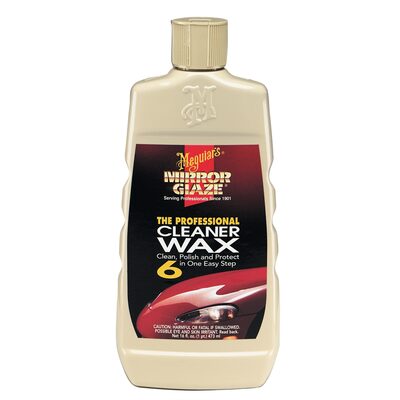 Meguiar's Automotive M6 Mirror Glaze Cleaner Wax, 16 oz.