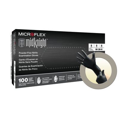 Microflex GLOVE MIDKNIGHT MK-296 NITRILE S