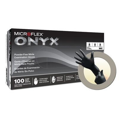 Microflex GLOVE ONYX N64 NITRILE M