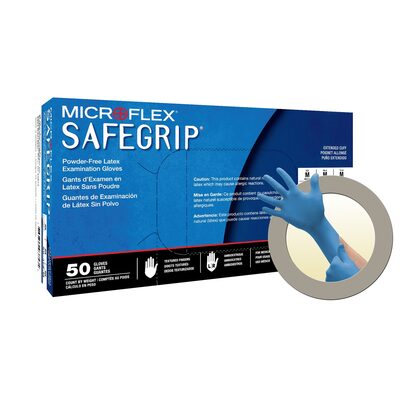 Microflex SAFEGRIP EC SG-375 LATEX GLOVES M