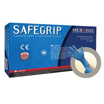 Microflex SAFEGRIP PF LATEX GLOVES XL 50PK