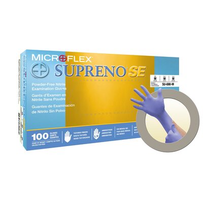 Microflex SUPRENO SE SU-690 NITRILE GLOVES XL