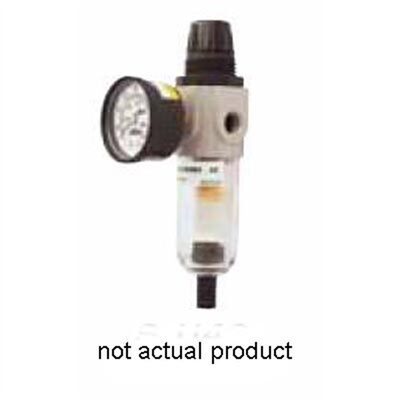 Milton Industries 1/8" NPT Mini F-R Piggyback w/ Metal Bowl