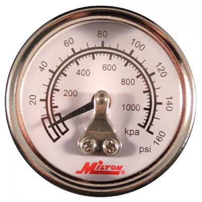 Milton Industries Mini Gage 1/8" NPT, 0-160 PSI