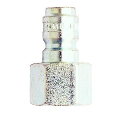 Milton Industries 3/8" Female Straight Thru Plug
