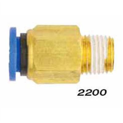 Milton Industries Straight - Tube 5/16" OD  - 1/8" MNPT