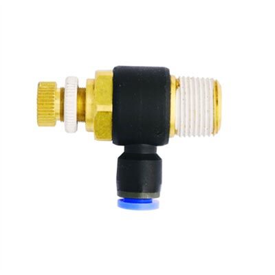 Milton Industries Flow Contr In, Tube 1/4" OD, 1/4" NPT