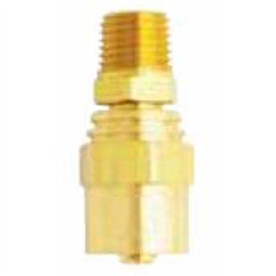 Milton Industries Reusable End,  3/8" MNPT, Fits 3/8" x 3/4"