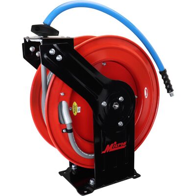 Milton 3/8-inch x 100-feet All-In-One Pressure Washer Hose Reel (kevlar braided hose)