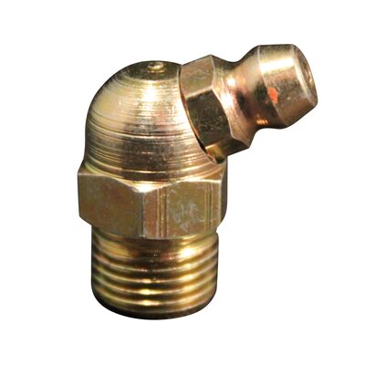 Milton Industries Grease Fitting 1/8"- 27 Pipe Thread , 65&deg;, 5-pk