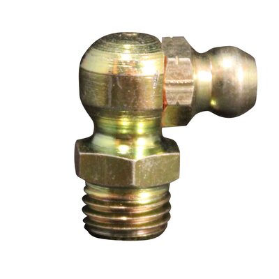 Milton Industries Grease Fitting M8 x 1 , 90 Degrees, OAL 18 mm max, 5-pk