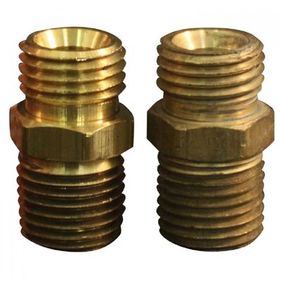 Milton Industries M. Hex, 1/4" NPT x 1/4" NPS, 2/cd
