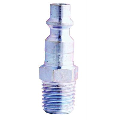 Milton Industries 1/4" Male Plug M-Style, 2/cd