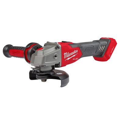 Milwaukee Tool M18 FUEL 4-1/2" / 5" Braking Grinder w/ ONE-KEY Slide Switch, Lock-On