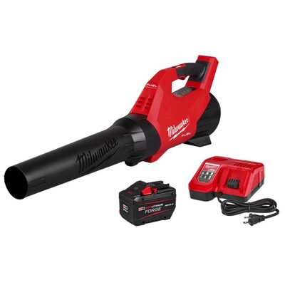 Milwaukee Tool M18 FUEL 120 MPH 500 CFM 18V Brushless Cordless Battery Powered Leaf Blower Kit w/12.0 Ah FORGE Battery and Rapid Charger