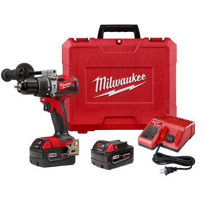 Milwaukee Tool M18&trade; Compact Brushless 1/2 Inch Hammer Drill/Driver Kit