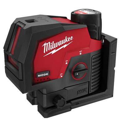 Milwaukee Tool M12 Green Cross Line & Plumb Points Laser Kit