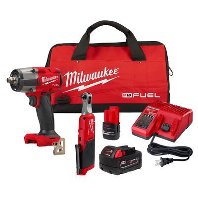 Milwaukee Tool M18 FUEL and M12 FUEL 2-Tool Combo Kit