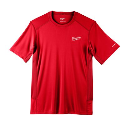 Milwaukee Tool WORKSKIN LIGHT SS SHIRT - RED XL
