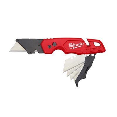 Milwaukee Tool FASTBACK Folding Utility Knife with Blade Storage