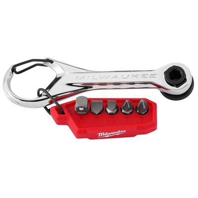 Milwaukee Tool 7-in-1 Multi-Bit Mini Ratchet