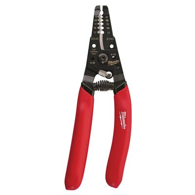 Milwaukee Tool 7-1/8" Wire Stripper/Cutter for Solid & Stranded Wire