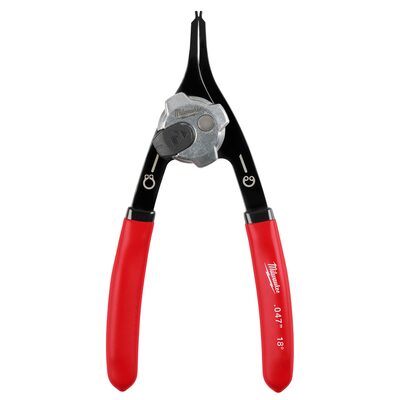 Milwaukee Tool .047" Convertible Snap Ring Pliers - 18 Degree