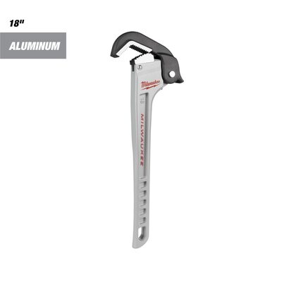 Milwaukee Tool 18" Aluminum Self-Adjusting Pipe Wrench