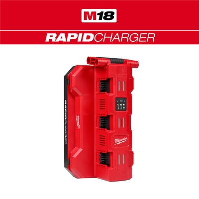 Milwaukee Tool M18  Six Bay Daisy Chain Rapid Charger