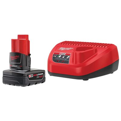 Milwaukee Tool M12 REDLITHIUM XC4.0 Starter Kit