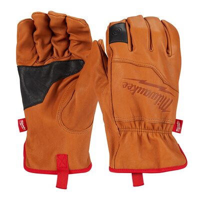Milwaukee Tool Goatskin Leather Gloves - L