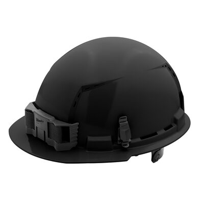Milwaukee Tool BOLT Black Front Brim Vented Hard Hat w/6pt Ratcheting Suspension (USA) - Type 1, Class C