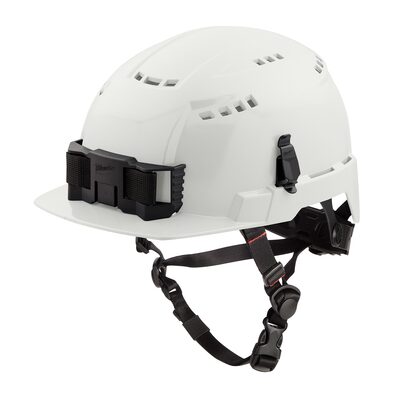 Milwaukee Tool BOLT White Front Brim Vented Safety Helmet (USA) - Type 2, Class C