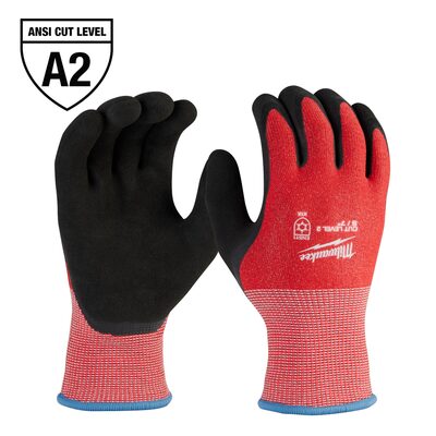 Milwaukee Tool Cut Level 2 Winter Dipped Gloves - XXL