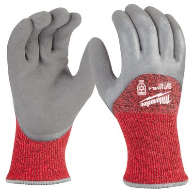 Milwaukee Tool Cut Level 4 Winter Dipped Gloves - Medium