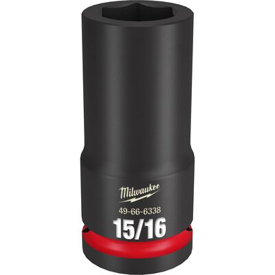 Milwaukee Tool SHOCKWAVE Impact Duty  3/4"Drive 15/16" Deep 6 Point Socket