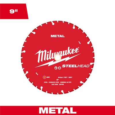 Milwaukee Tool 9 Inch STEELHEAD Metal Cutting Diamond Blade