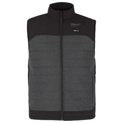 Milwaukee Tool M12 Heat Gray Axis Vest Kit L